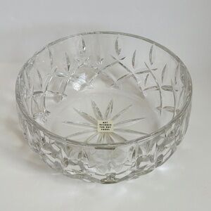 Gorham Salad Bowl 9" Lady Anne Lead Crystal Cut Glass with Box
